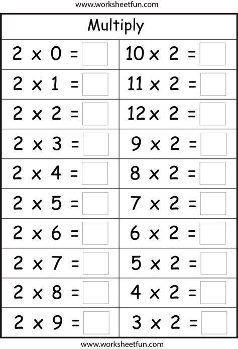Multiplication Practice.